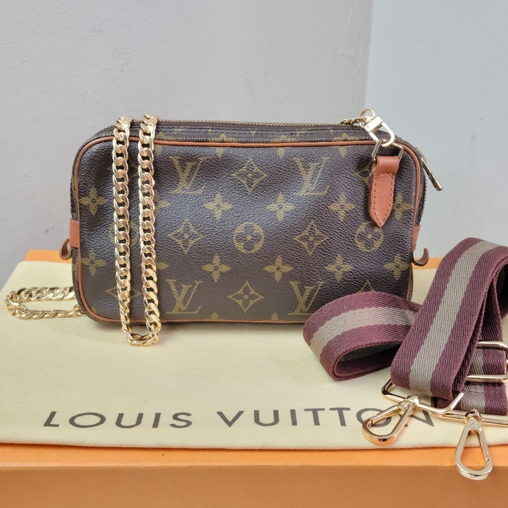 100% Authentic Louis Vuitton Monogram crossbody